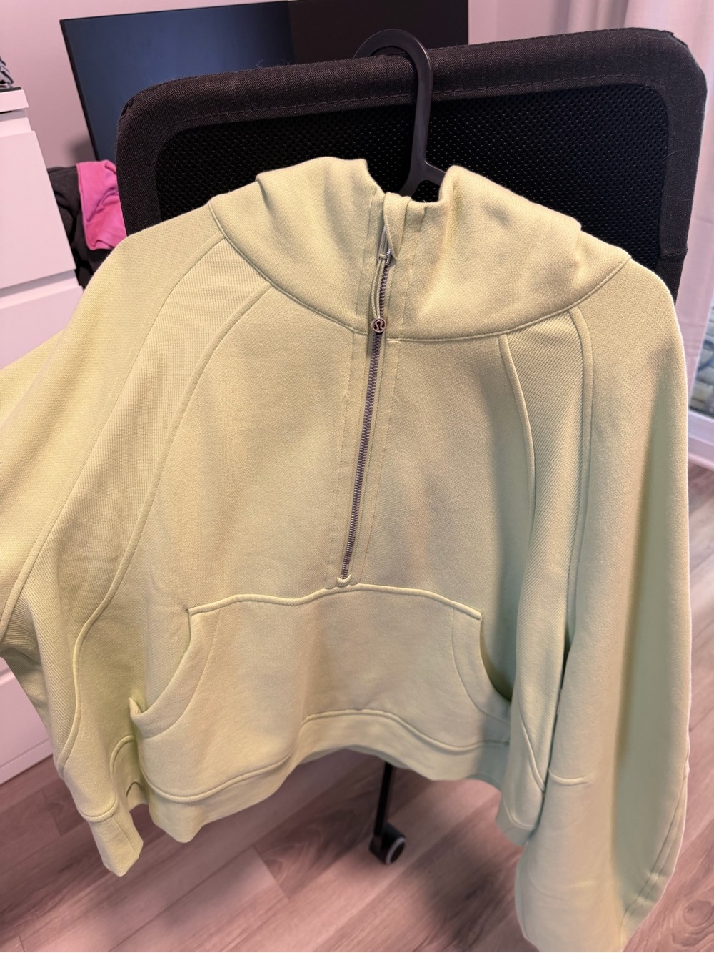 Lululemon Scuba Oversized Half-Zip Hoodie – Light Green – XL/XXL